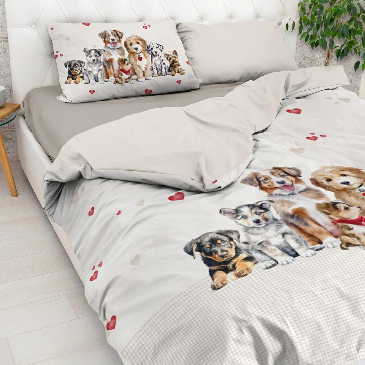 Parure copripiumino Batuffoli in 100% cotone Daunex