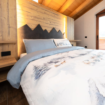 Parure copripiumino Norvegia in 100% cotone Daunex dettaglio