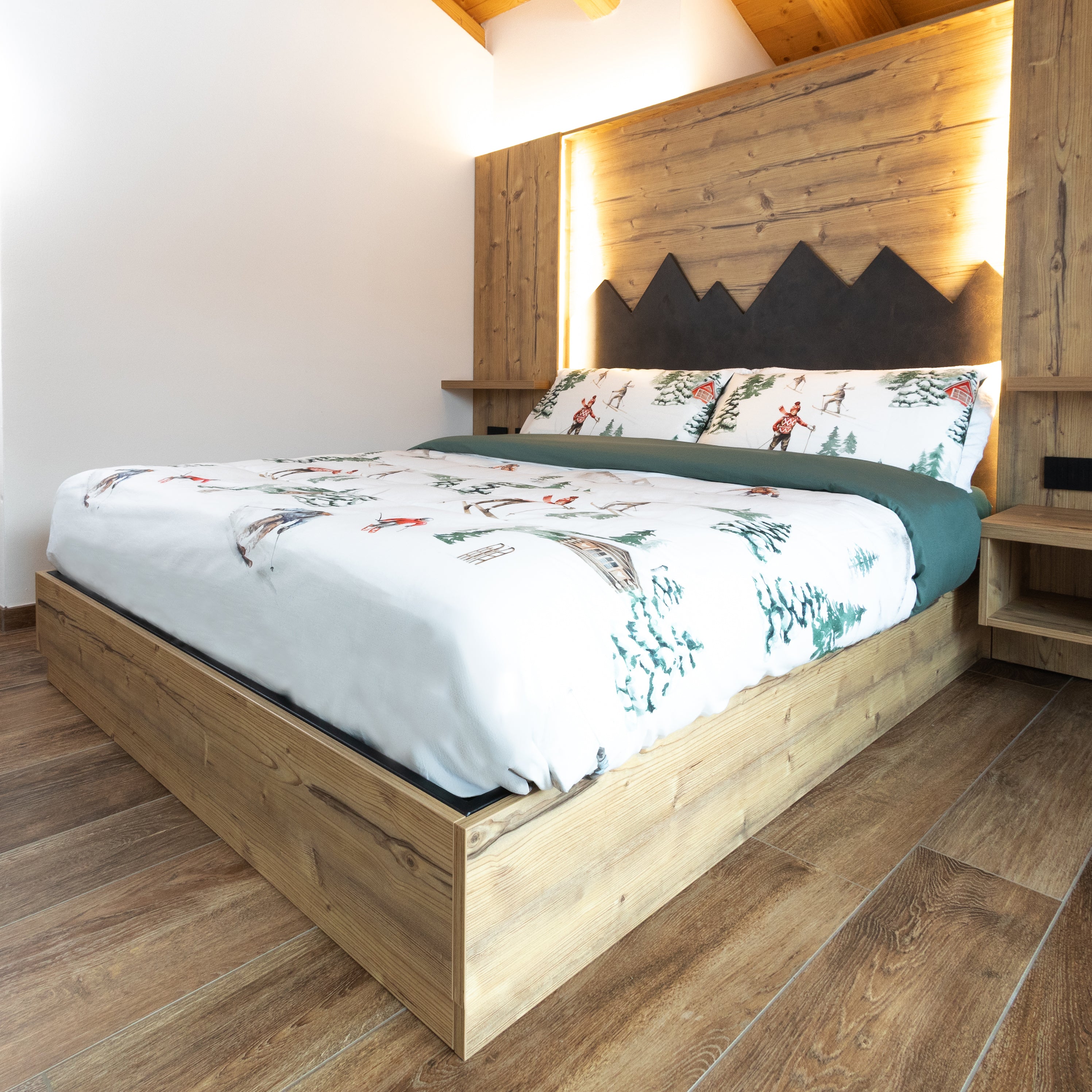 Parure copripiumino Sci Mon Amour in 100% cotone Daunex