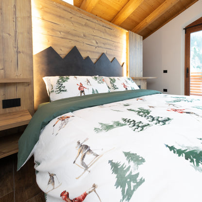 Parure copripiumino Sci Mon Amour in 100% cotone Daunex dettaglio