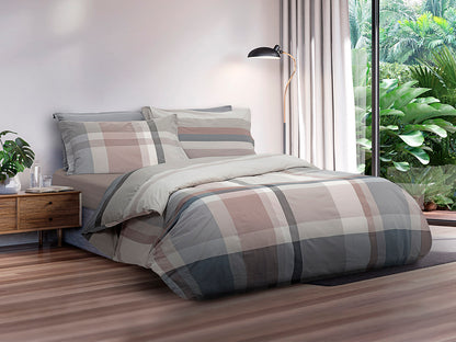 Parure copripiumino double face 100% cotone Daunex Lancaster
