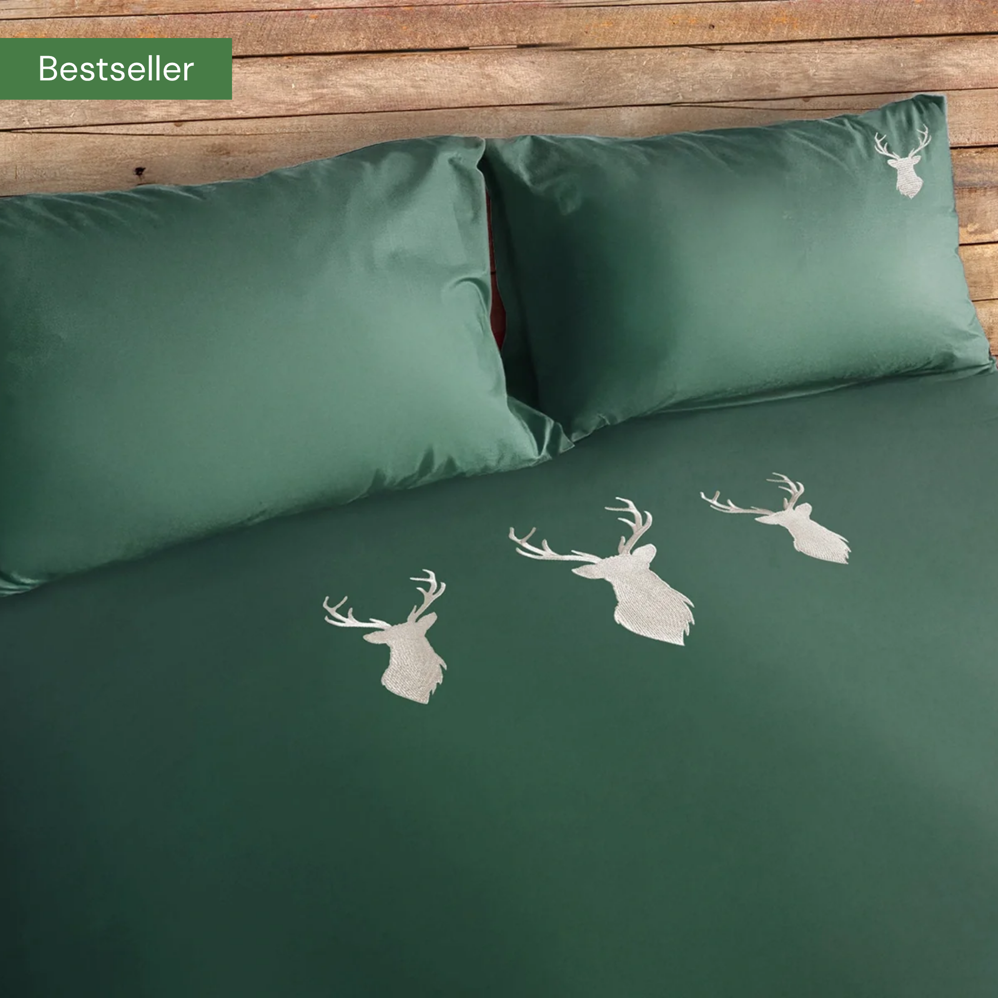 Parure copripiumino in puro cotone ricamato Daunex, Deer colore verde

Verde Matrimoniale 255x200 cm
Verde Piazza e mezza 205x200 cm
Verde Singolo 155x200 cm