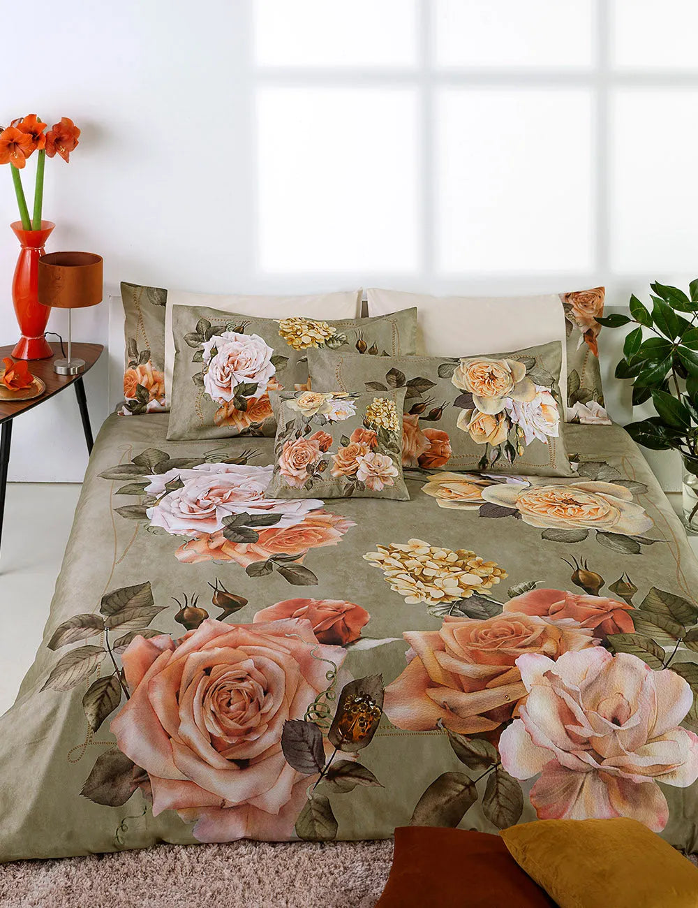 Parure copripiumino matrimoniale, Cannella multicolore - Home Loves