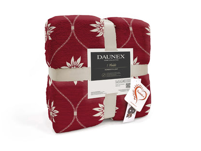Plaid Morbidotto Light Charmant dettaglio tessuto colore bordeaux