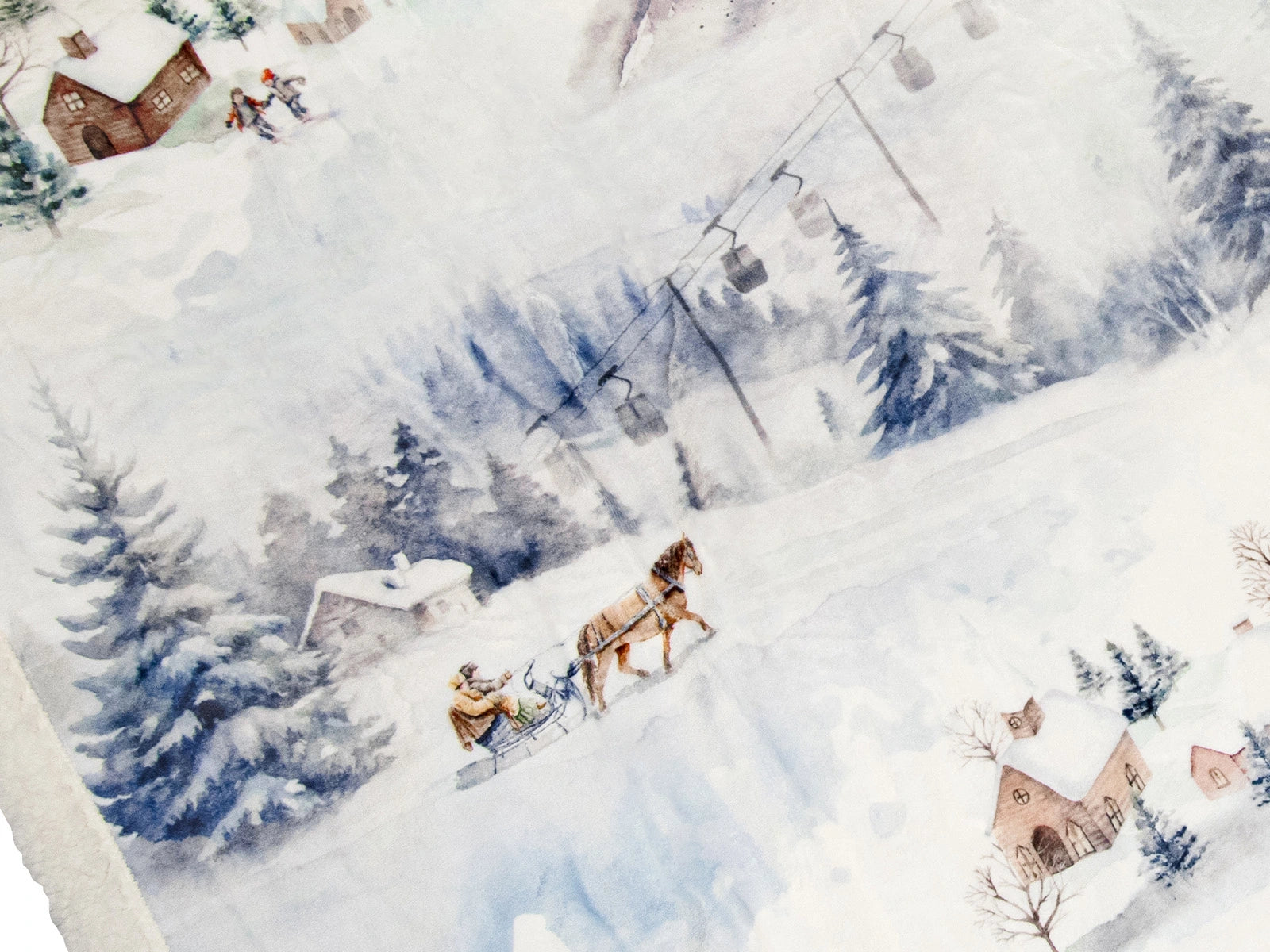 Plaid Morbidotto Norvegia Caldo e Accogliente dettaglio tessuto