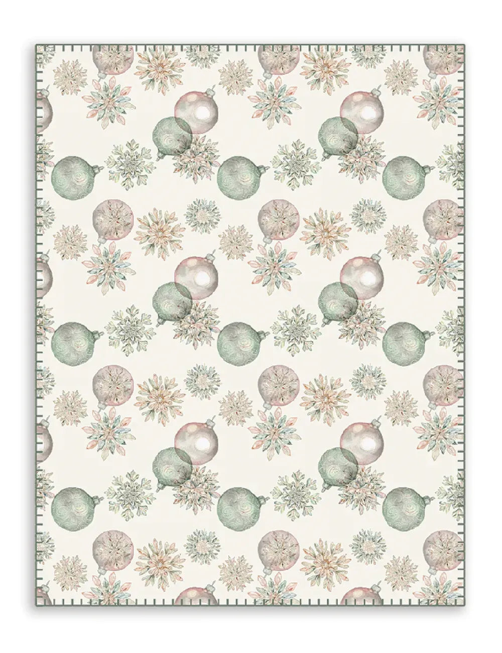 Plaid Natale cristallo aperta