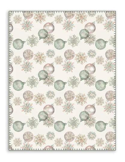 Plaid Natale cristallo aperta