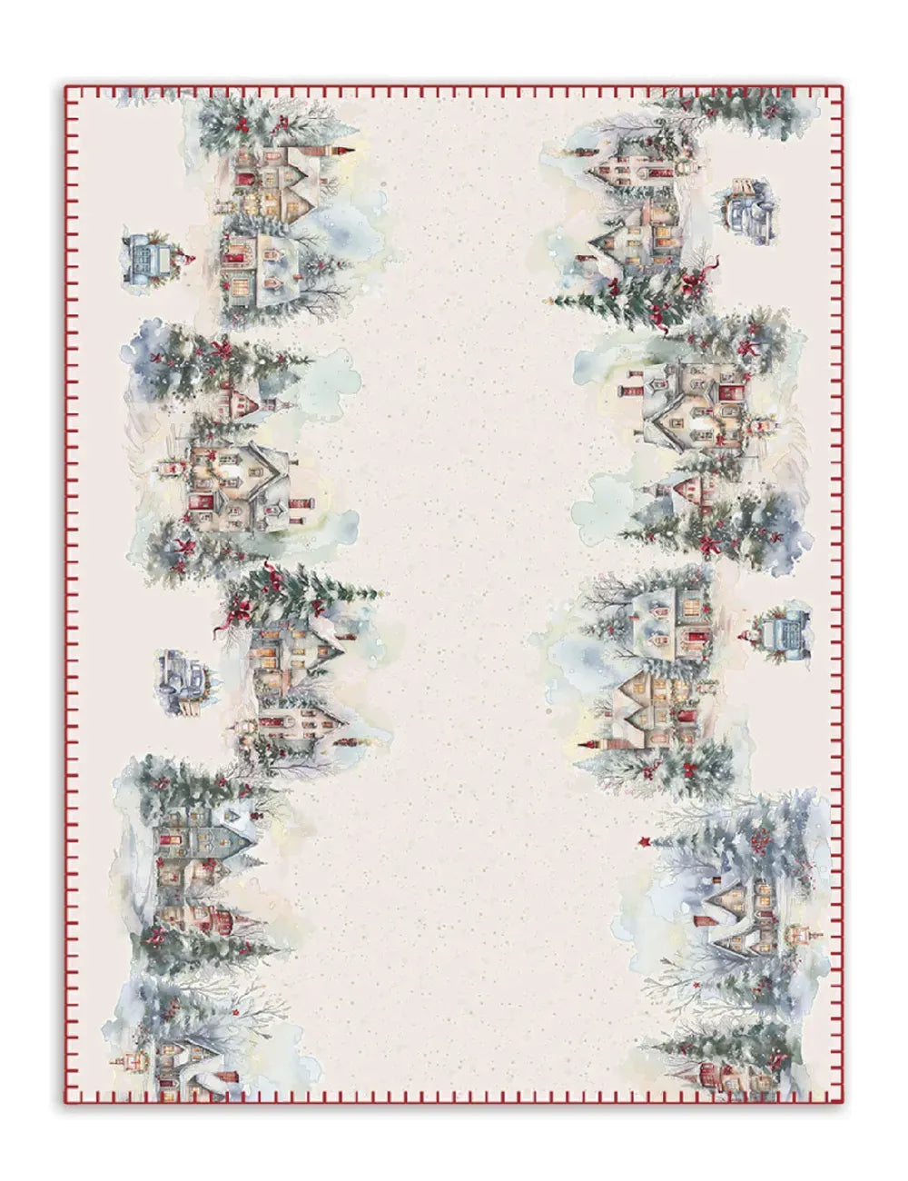 Plaid Natale frozen aperta