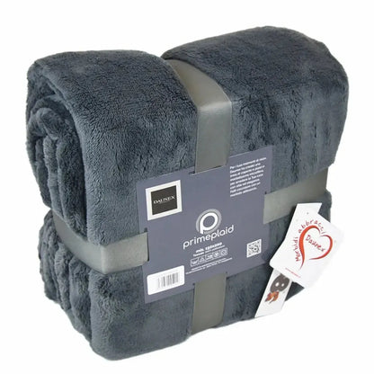 Plaid Prime Daunex colore antracite fronte