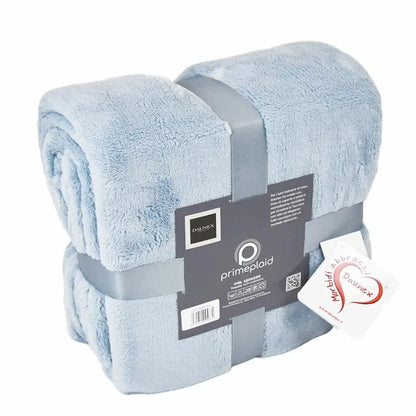 Plaid Prime Daunex colore azzurro fronte
