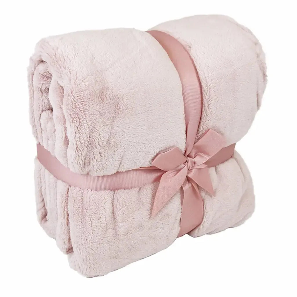 Plaid Prime Daunex colore cipria retro