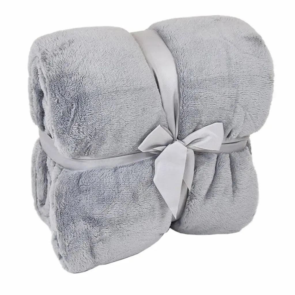 Plaid Prime Daunex colore grigio perla retro