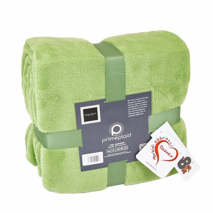 Plaid Prime Daunex colore pistacchio fronte
