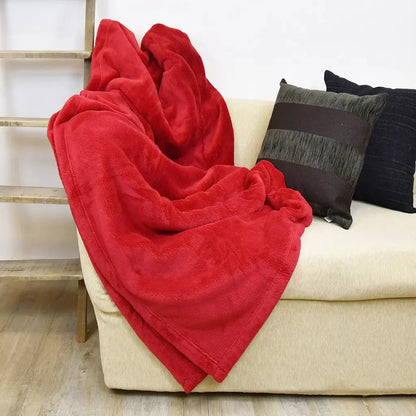 Plaid Prime Daunex colore rosso