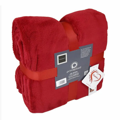 Plaid Prime Daunex colore rosso fronte