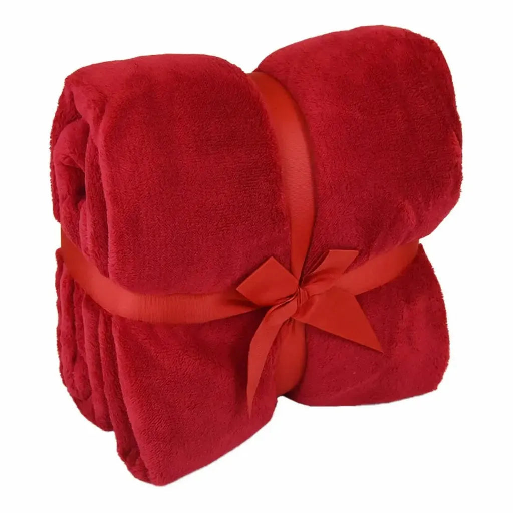 Plaid Prime Daunex colore rosso retro 