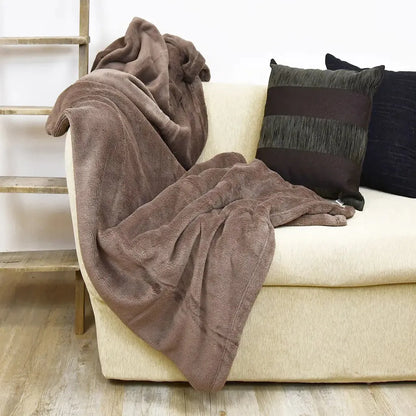 Plaid Prime Daunex colore tortora