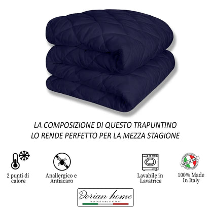 Trapuntino bicolore tinta unita - Home Loves