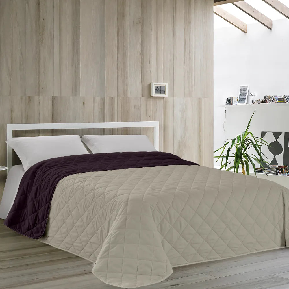 Trapuntino bicolore tinta unita - Home Loves