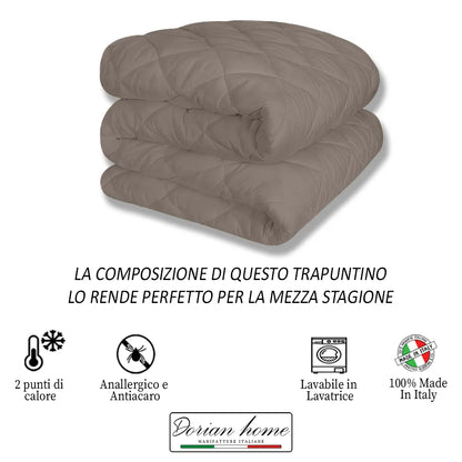 Trapuntino bicolore tinta unita - Home Loves