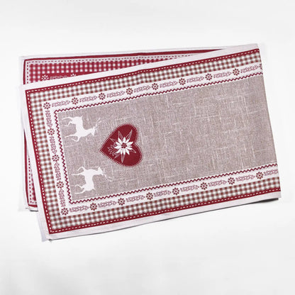 Runner Tirolese Cervino colore rosso grande.