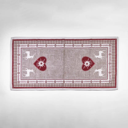 Runner Tirolese Cervino colore rosso piccolo 