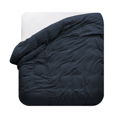 Sacco Copripiumino in Raso Block 58 colore blu notte