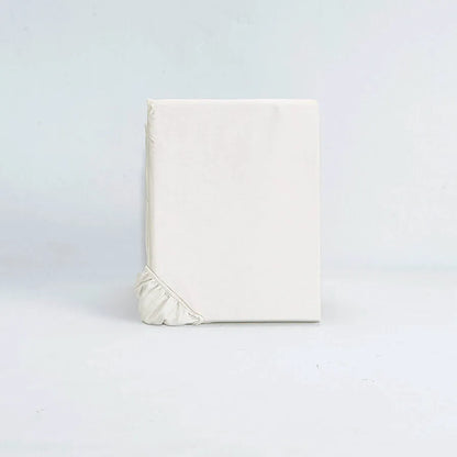 Lenzuolo sotto in raso di puro cotone tinta unita, elegance satin - Home Loves