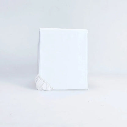 Lenzuolo sotto in raso di puro cotone tinta unita, elegance satin - Home Loves