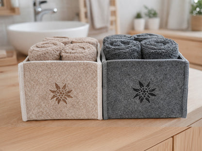 Set 4 Lavette Edelweiss ambientata