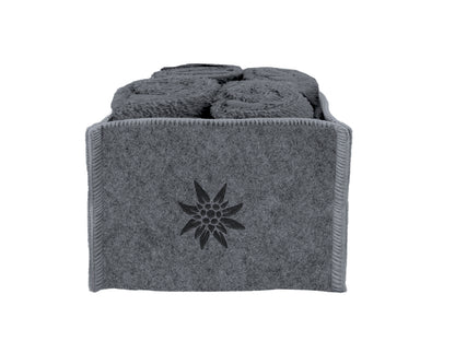 Set 4 Lavette Edelweiss colore grigio