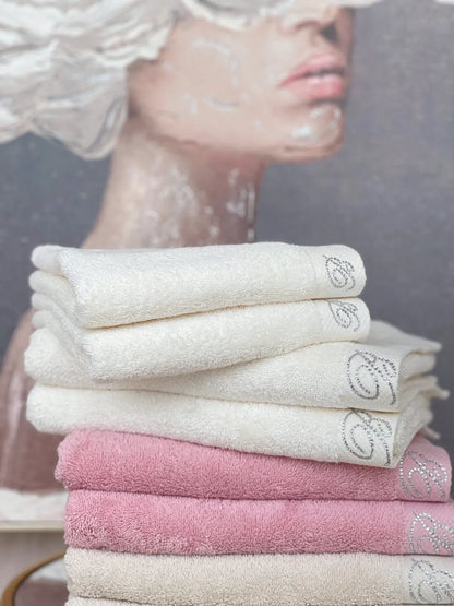 Asciugamani in puro cotone benessere, blumarine - Home Loves