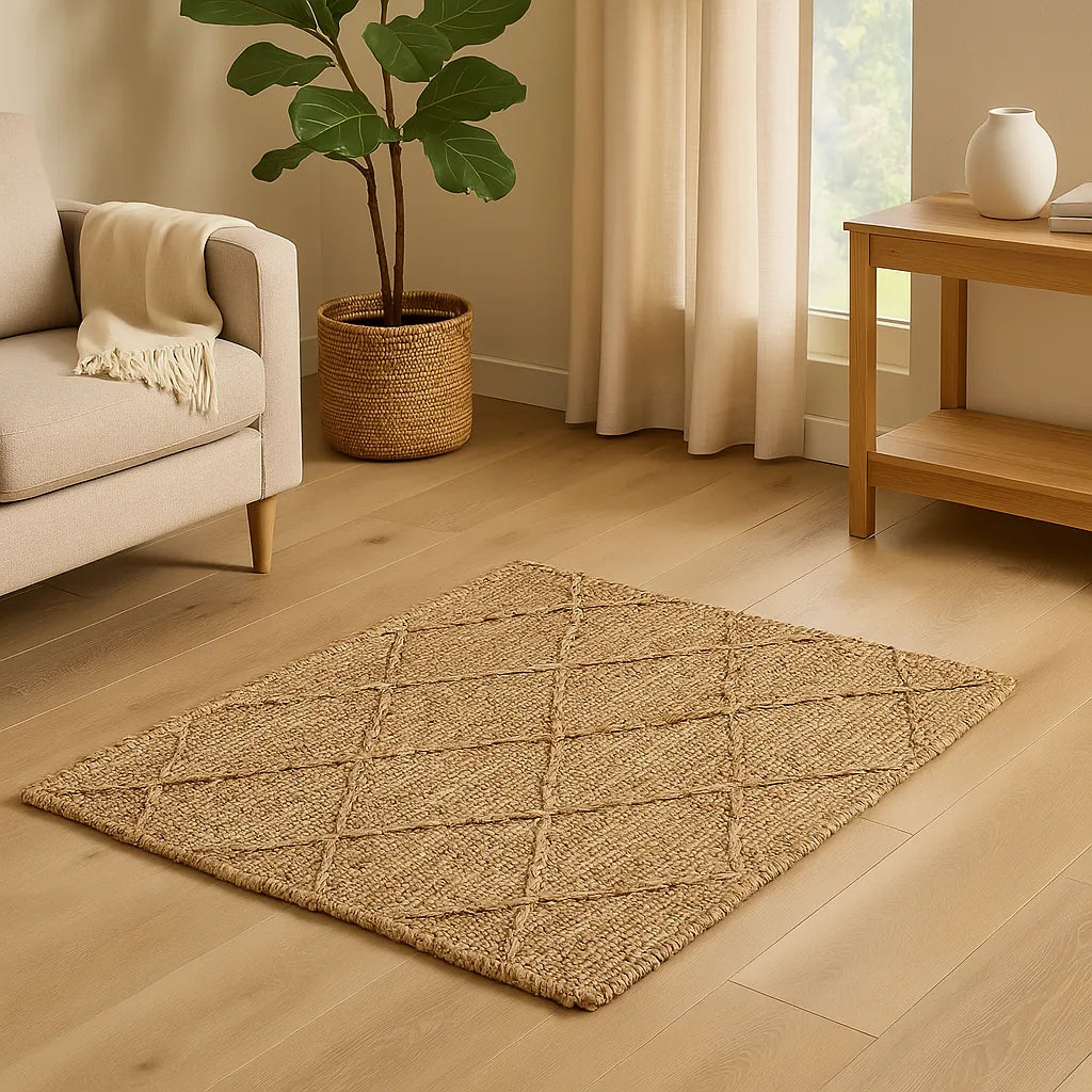 Tappeto alabama misura 60 x 90 cm colore marrone