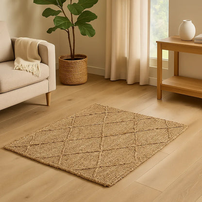 Tappeto alabama misura 60 x 90 cm colore marrone