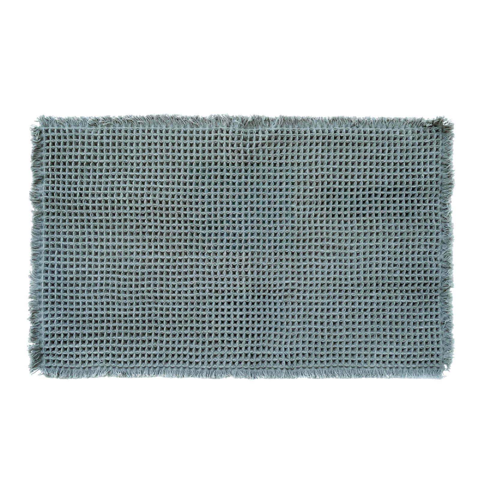 Tappeto con antiscivolo invisibile, Alma dettaglio dusty blue