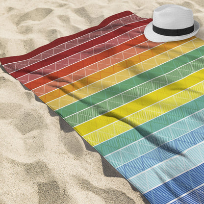 Telo Mare Jacquard in Cotone Egiziano Rio 90x180 dettaglio