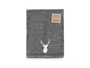 Telo da bagno ricamato Daunex disegno Cervo - Home Loves