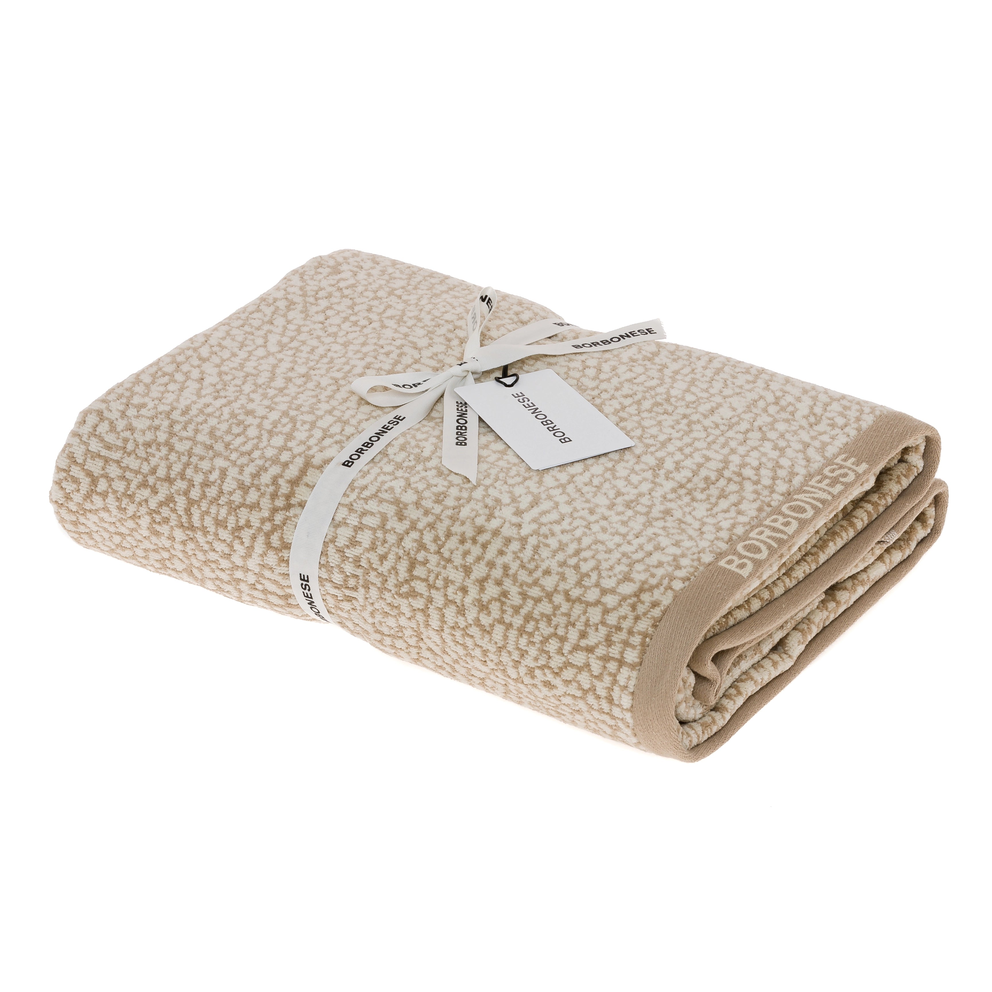 Telo doccia Twist op Borbonese colore corda
