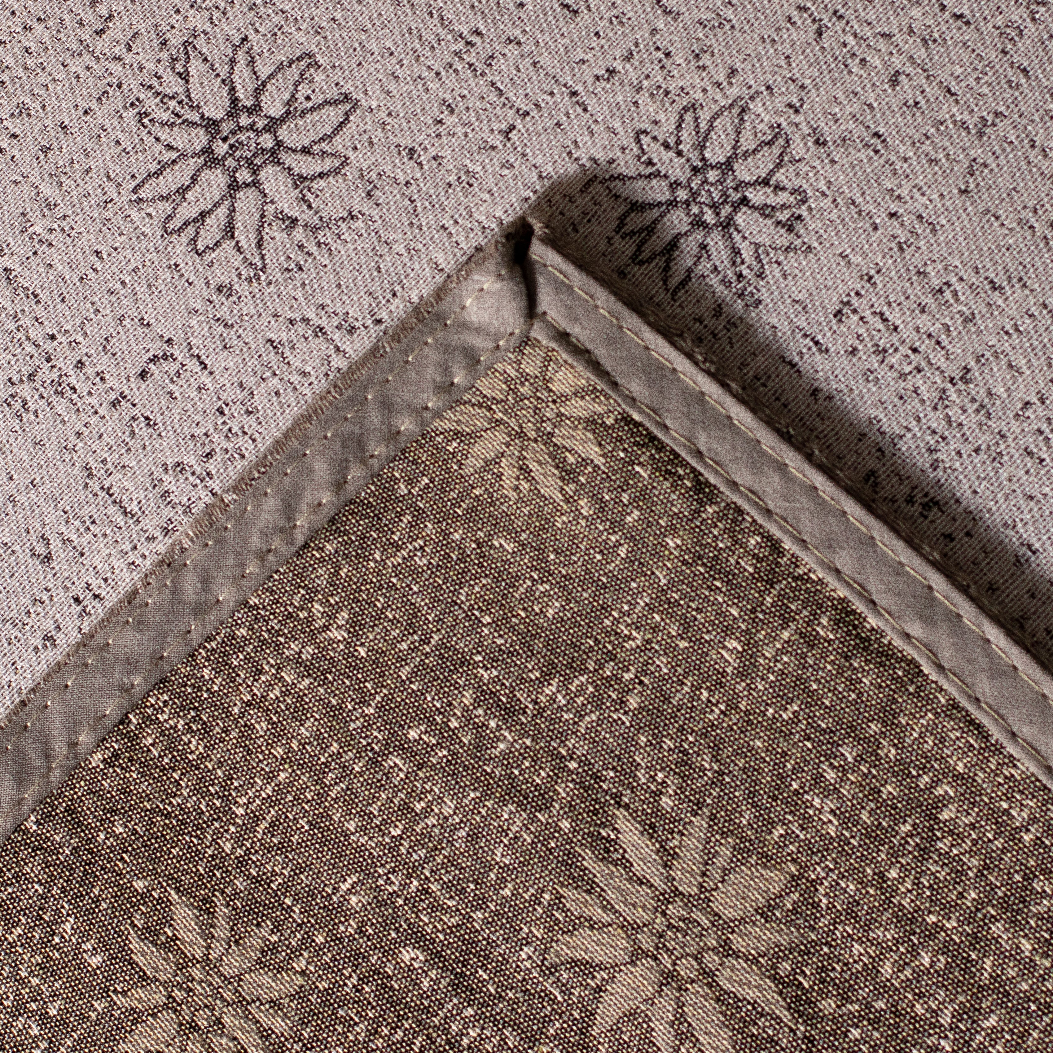 Tovaglia Alpiflora colore beige dettaglio orlo