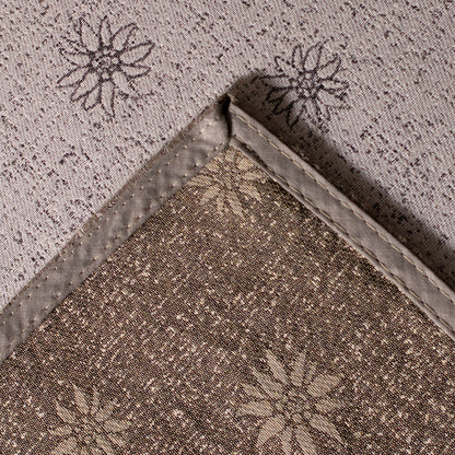 Tovaglia Alpiflora colore beige dettaglio orlo
