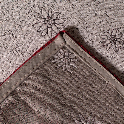 Tovaglia Alpiflora colore rosso dettaglio orlo