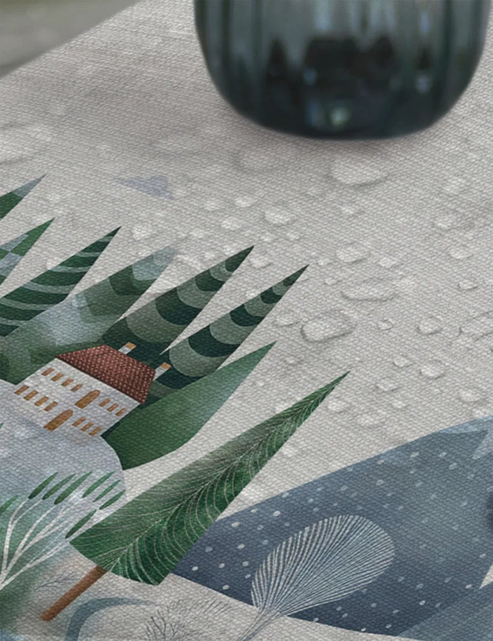 Tovaglia Antimacchia Radici Alsazia dettaglio