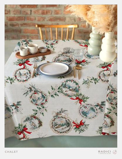 Tovaglia Antimacchia Radici Chalet