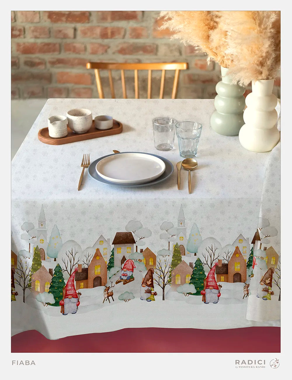 Tovaglia Antimacchia Radici Fiba