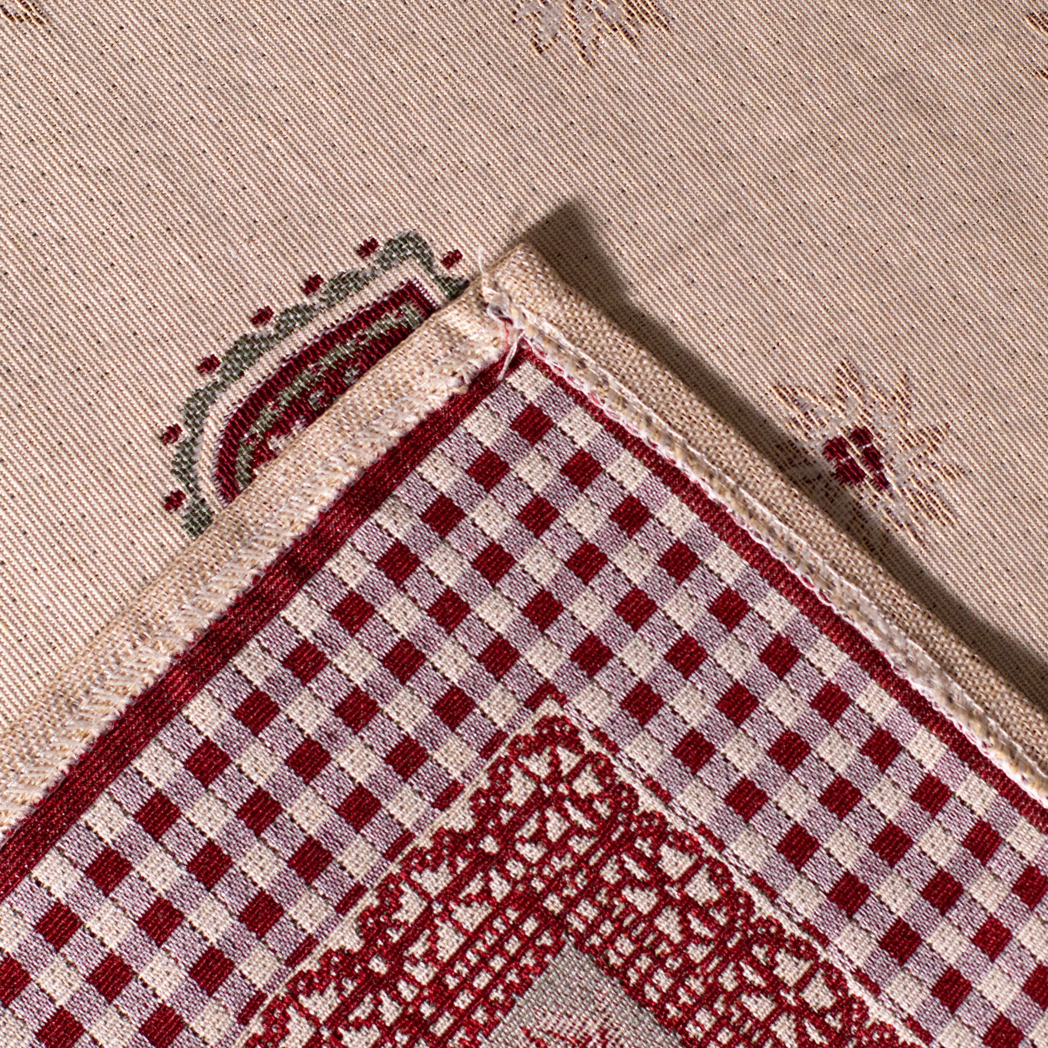 Tovaglia lagorai Daunex dettaglio orlo