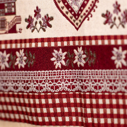 Tovaglia lagorai Daunex dettaglio tessuto