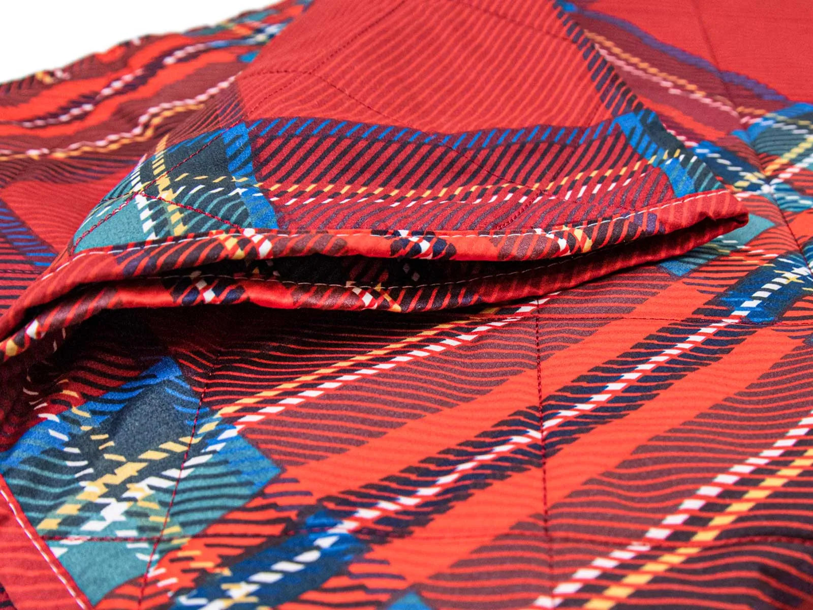 Trapunta microfibra - tartan rossa Trapunta microfibra - tartan rossa