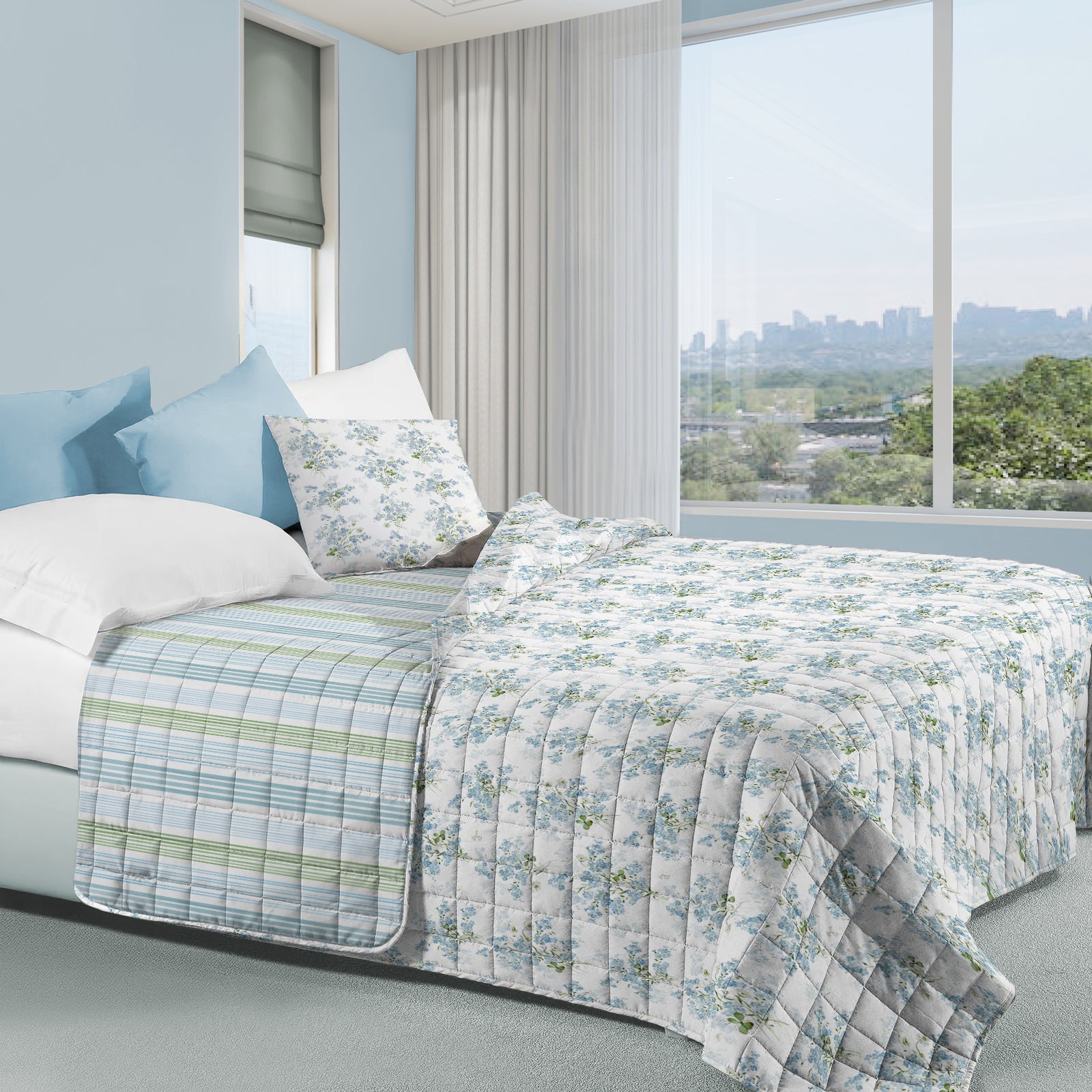 Trapuntino double-face Premier Daunex stampa digitale