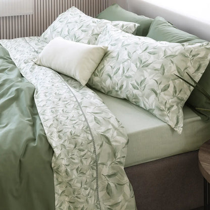 completo-lenzuola-flanella-silvaria-verde-ambientato