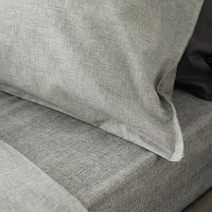 completo-lenzuola-trama-caldo-cotone-silver-grey